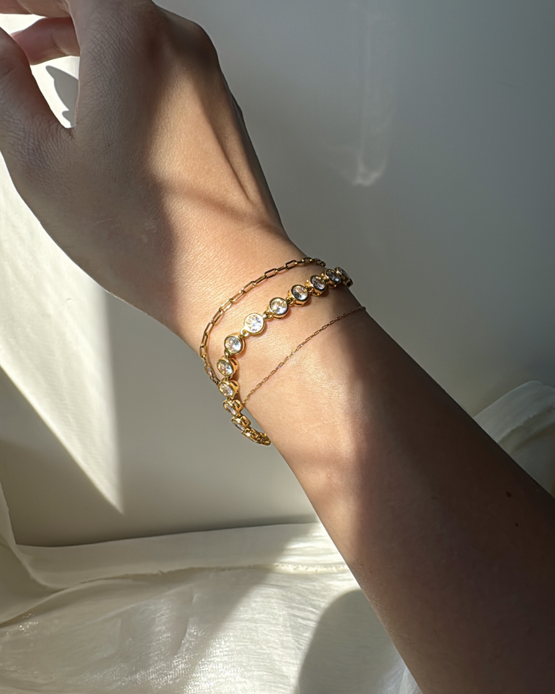Bohemia 2-Way Sparkle CZ Necklace / Bracelet