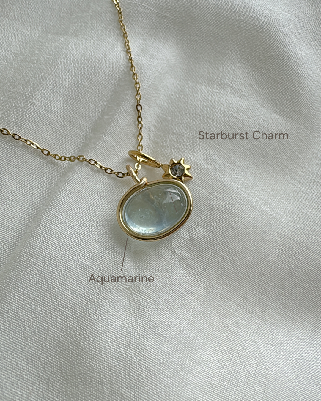 Dusksea Necklace | The aquamarine