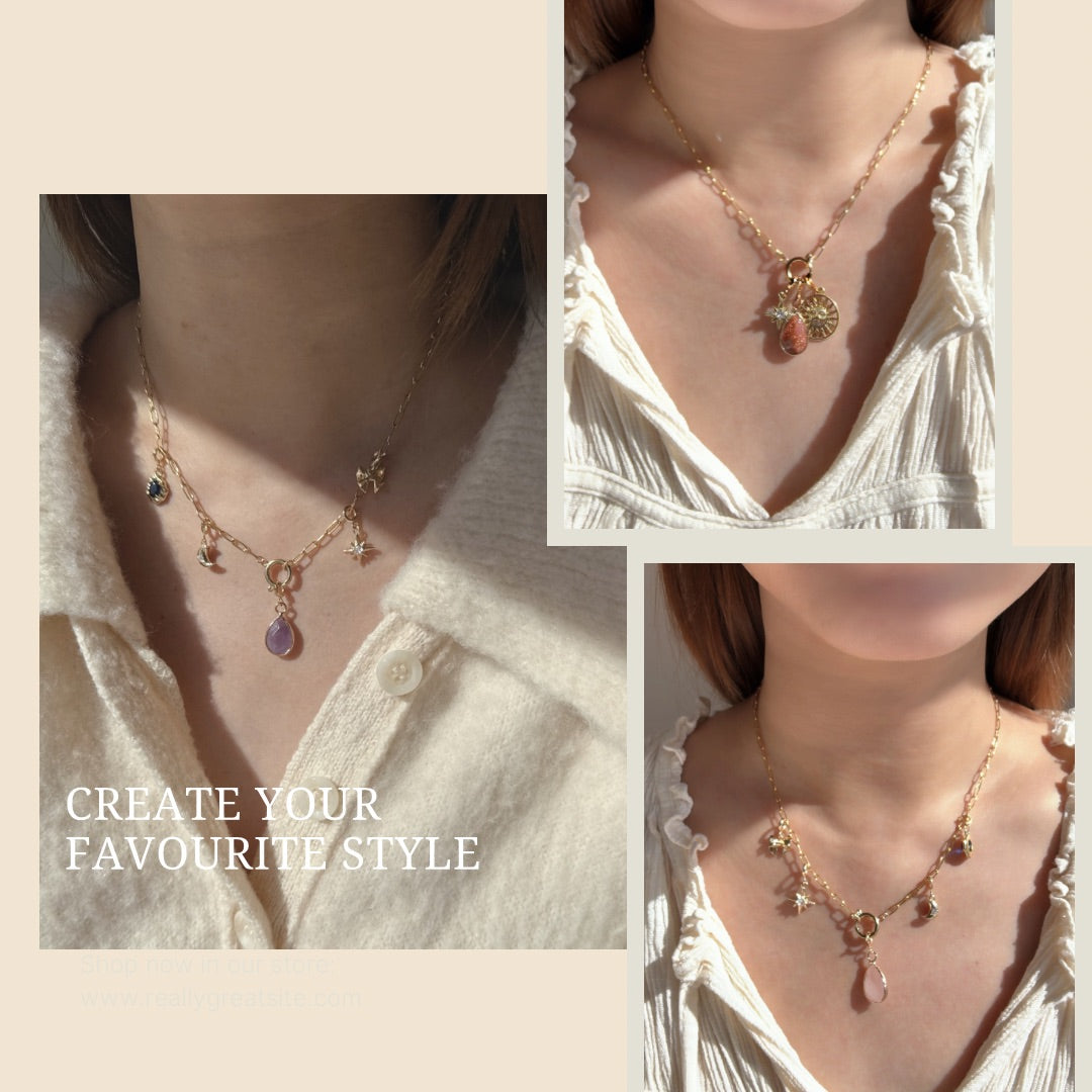 Charm Bar Collection |Necklace set
