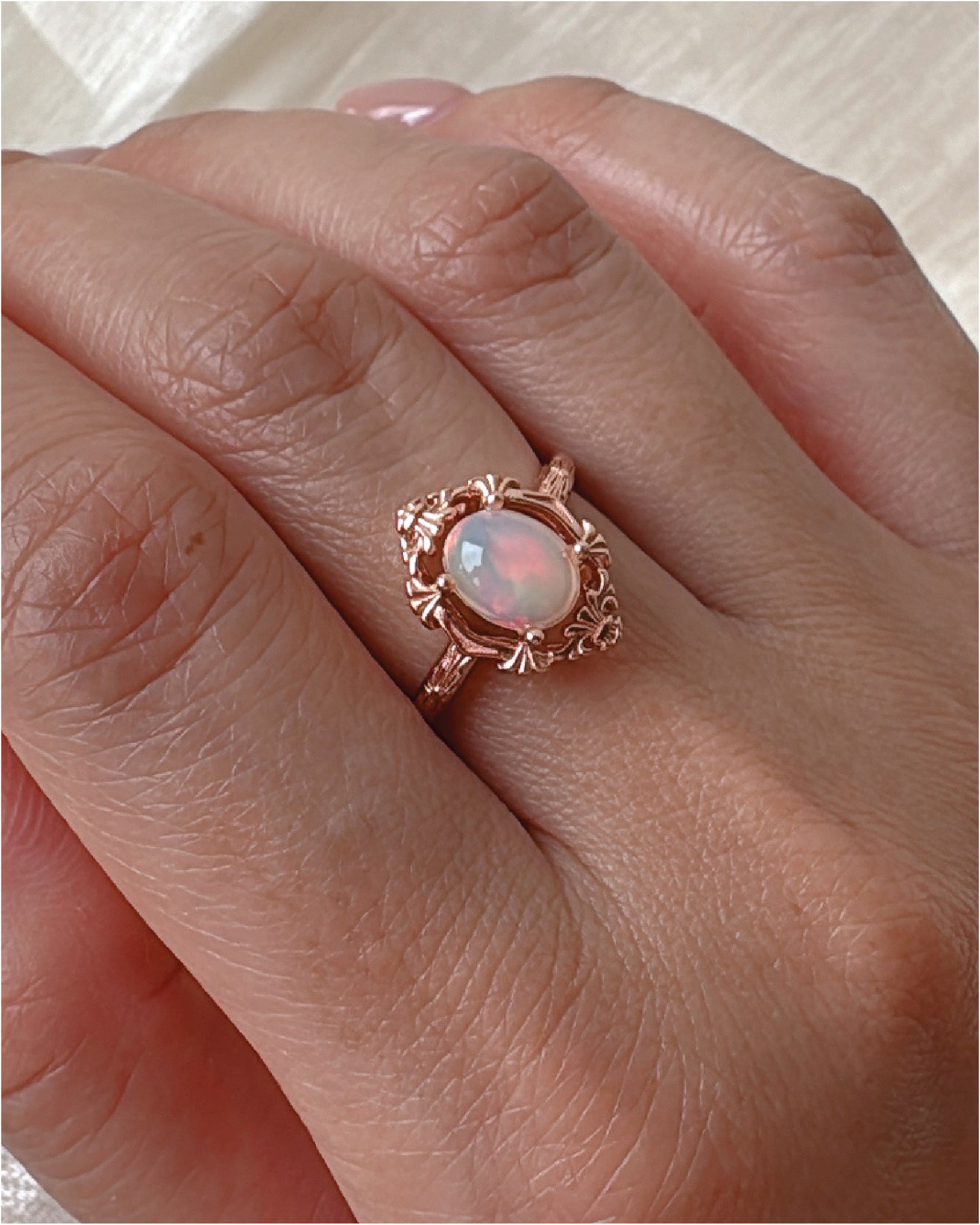 Adeline Opal Rings