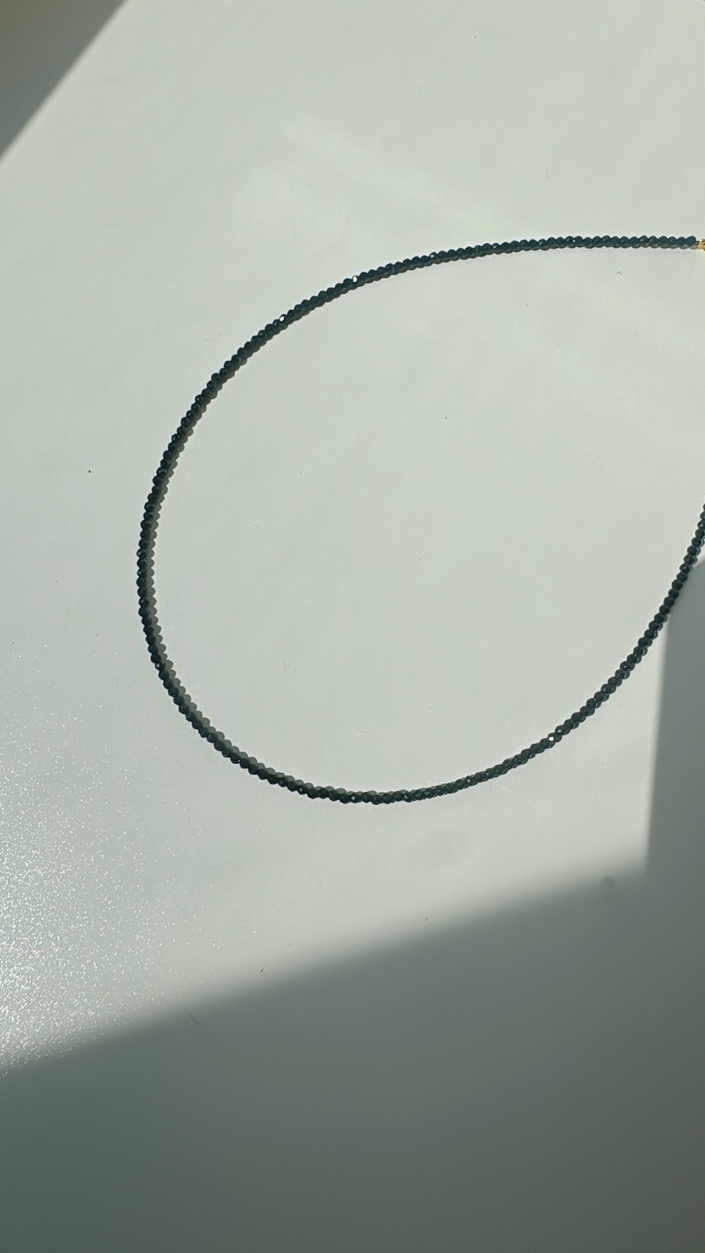 Sparkle Black Spinel Choker
