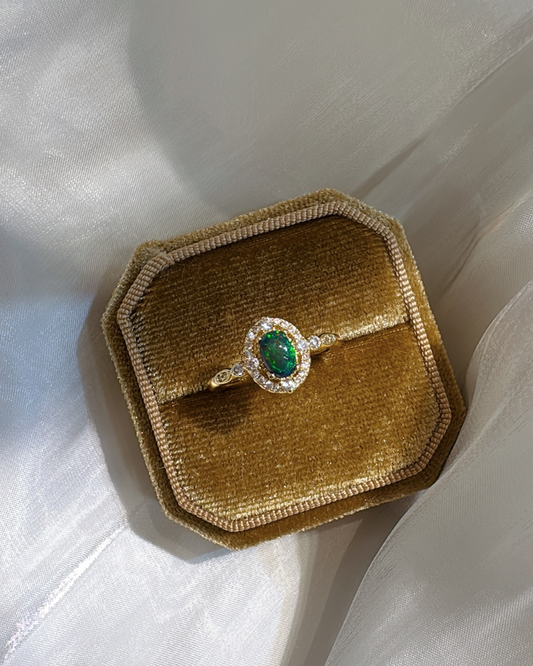 Black Opal Elan Rings