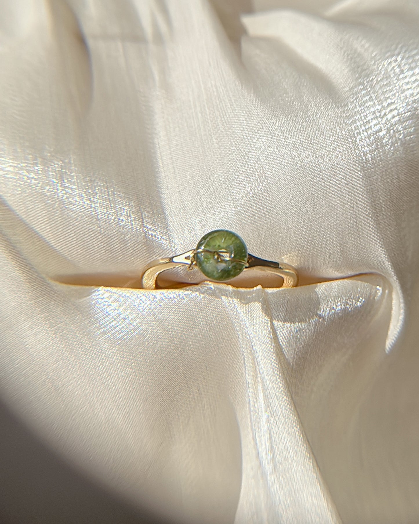 平安扣戒指| Lucky Doughnut Tourmaline Rings
