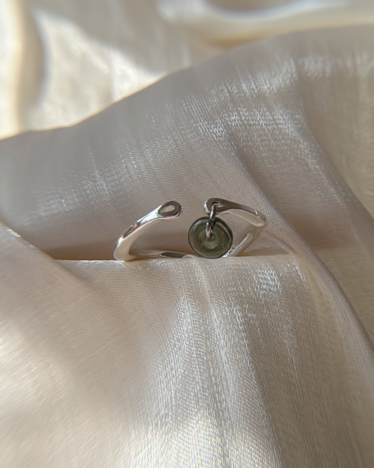 平安扣戒指| Lucky Doughnut Tourmaline Rings