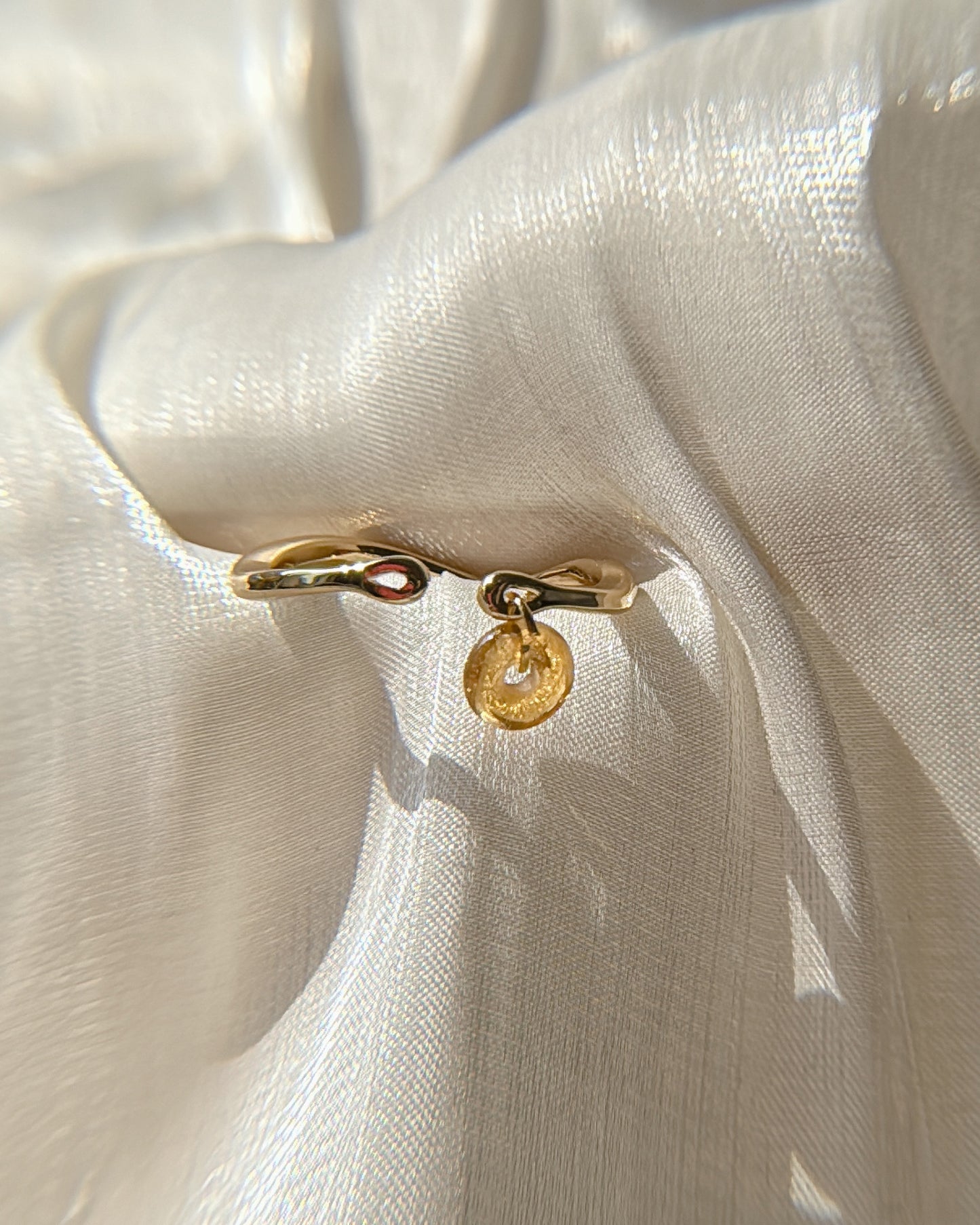 平安扣戒指| Lucky Doughnut Tourmaline Rings