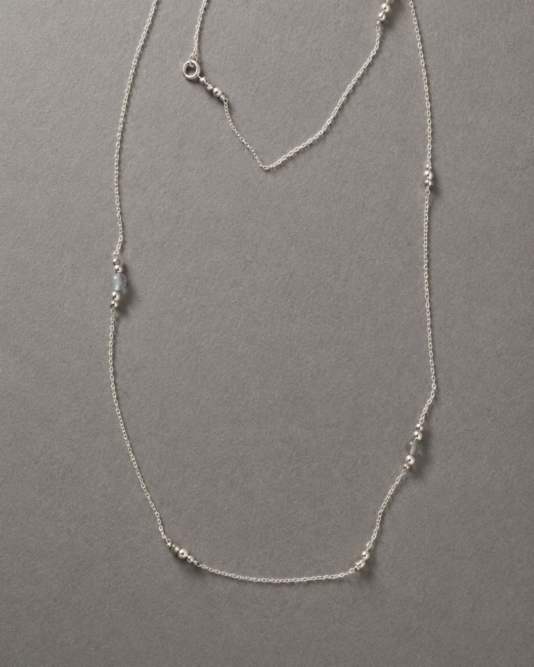 Silver Lining Long Necklace