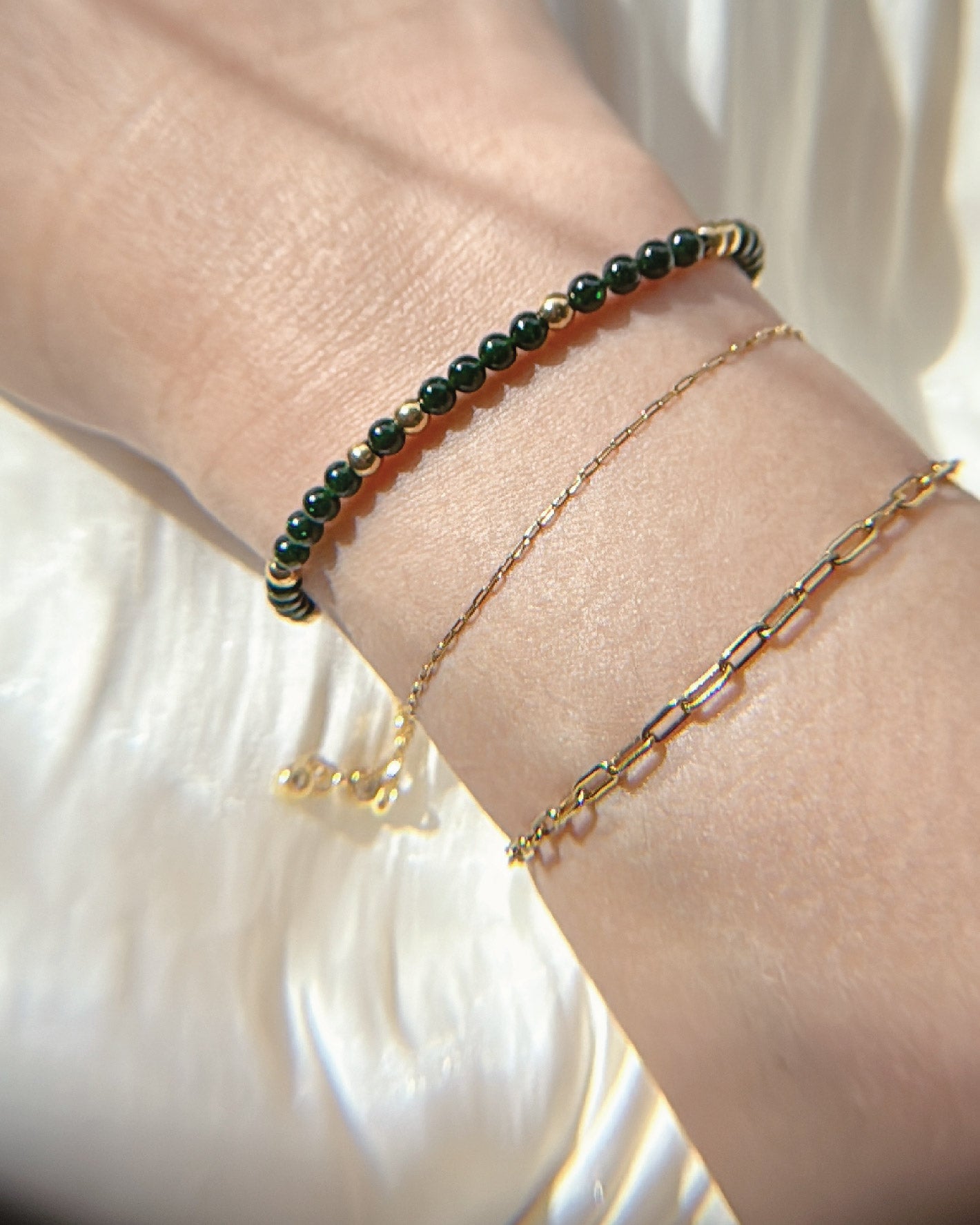 Green Sandstone Bracelet