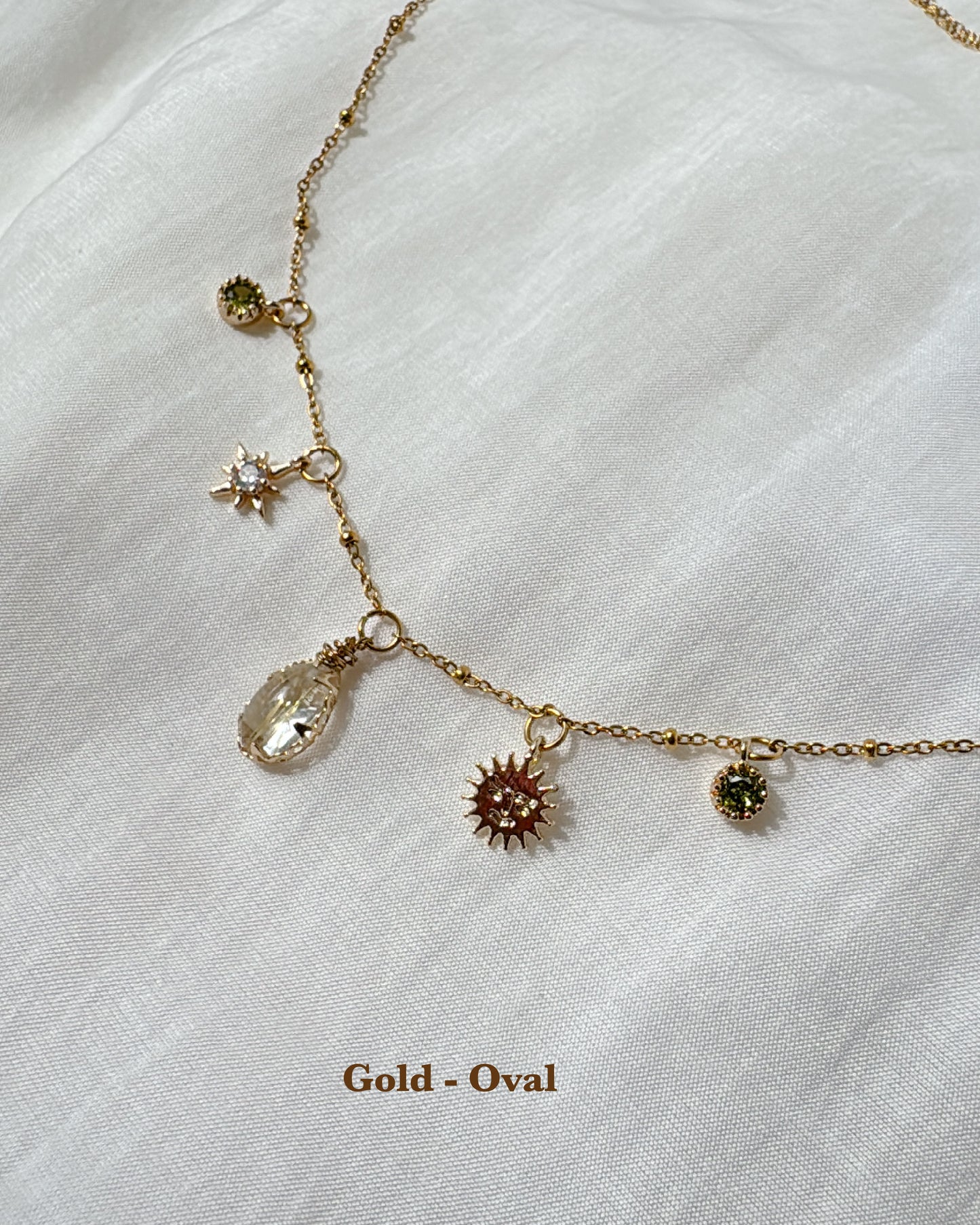 2ways | Gold Rutilated Necklace