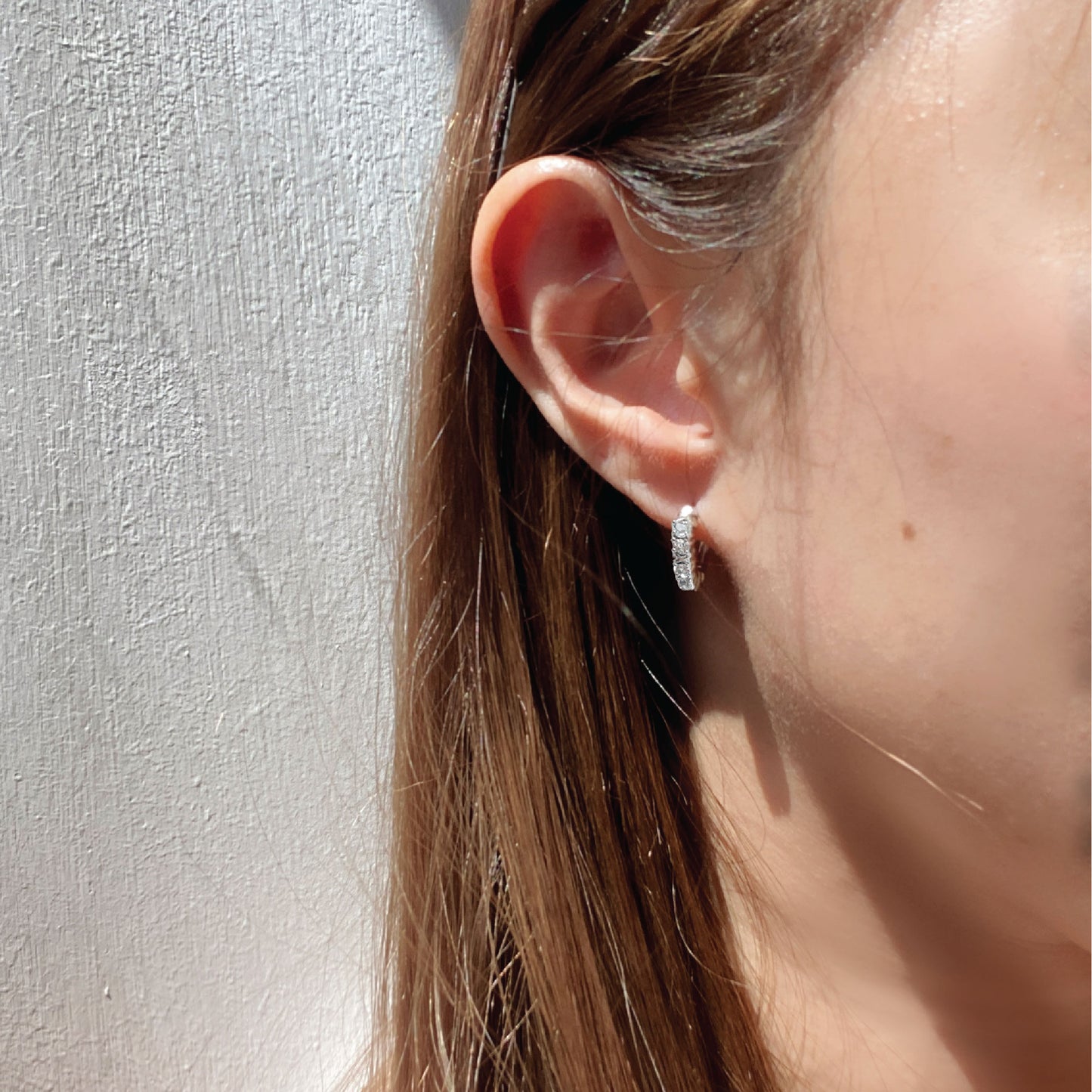 Obsessed Me : White Topaz Earring
