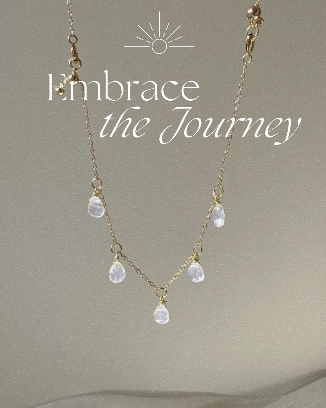 Moonstone 2ways Gatsby Necklace