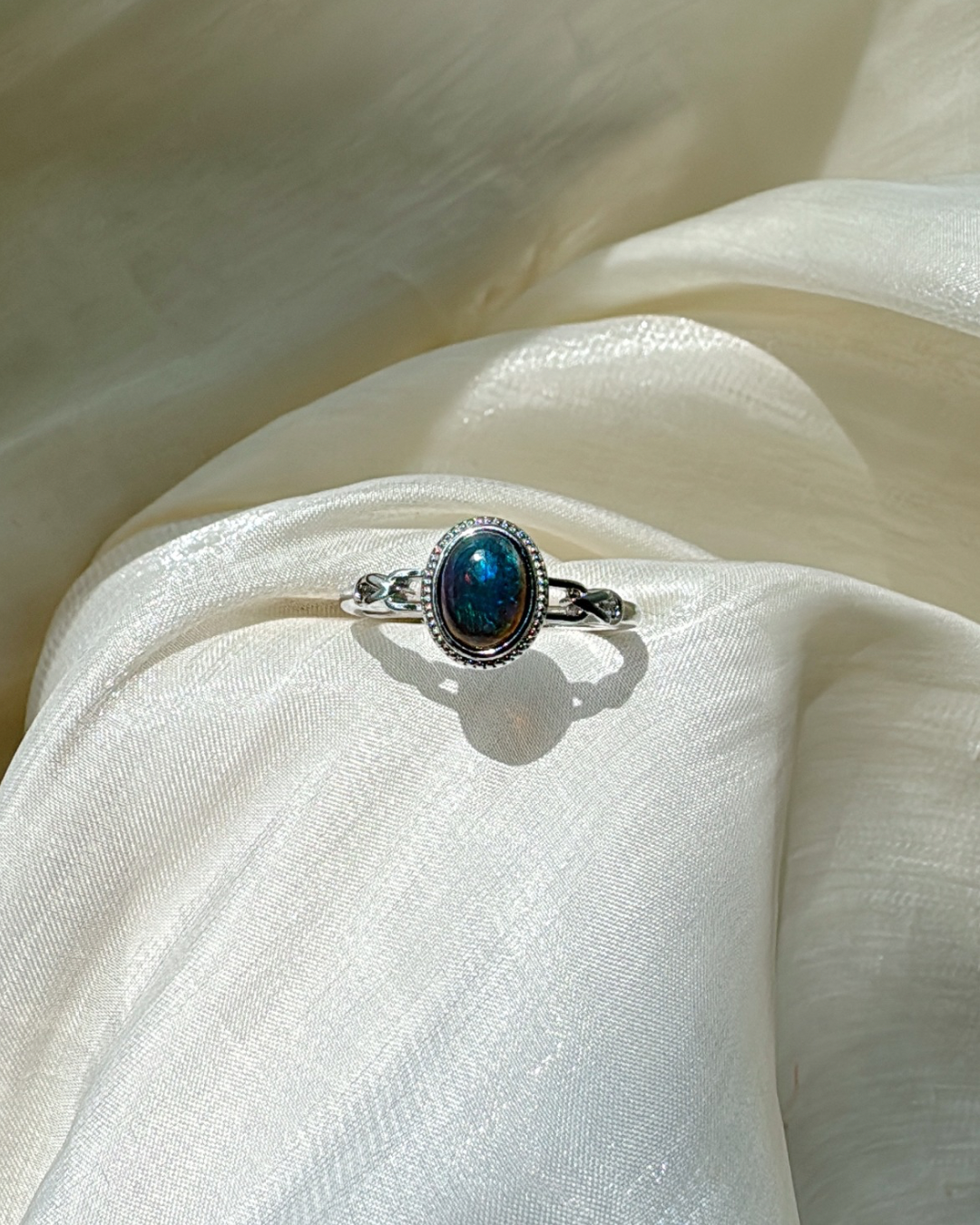 Black Opal Rings