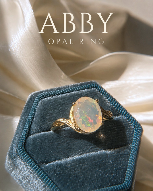 Abby Opal Rings | 8x10mm