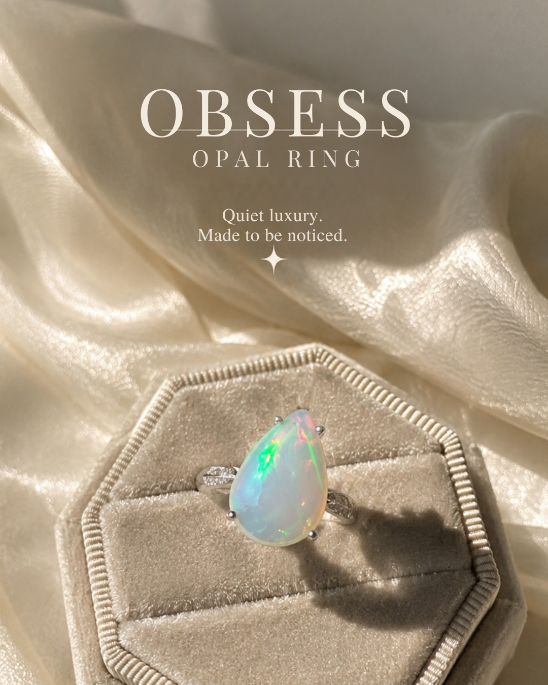 Obsess Opal Rings |10 x 15mm