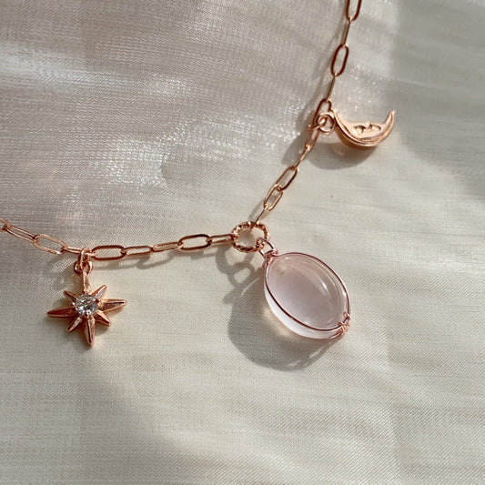 Rose Gold 2ways Necklace