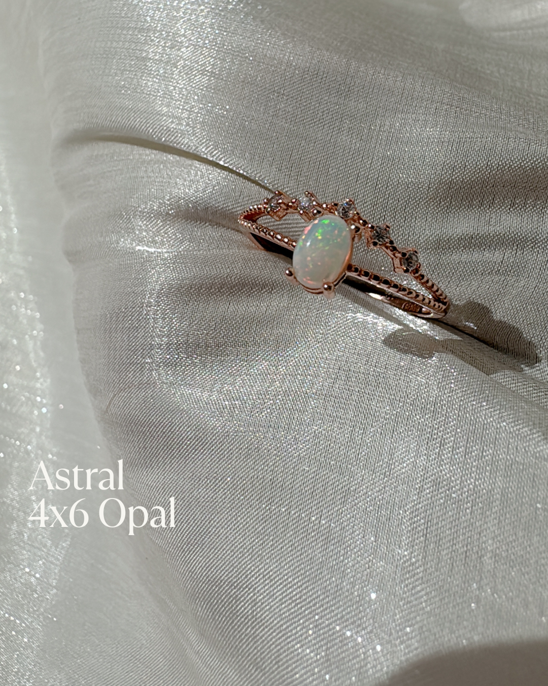 Astral Rings | Moonstone | Opal