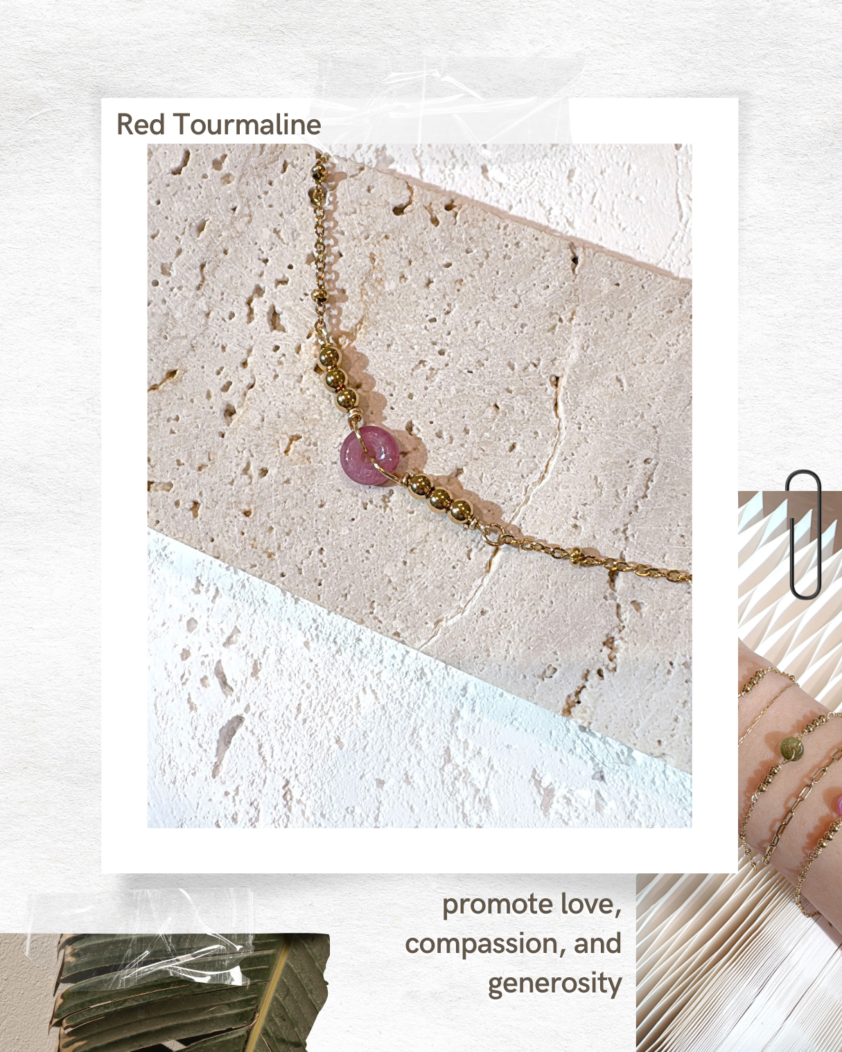 平安扣手鏈| Lucky Doughnut Tourmaline Bracelet