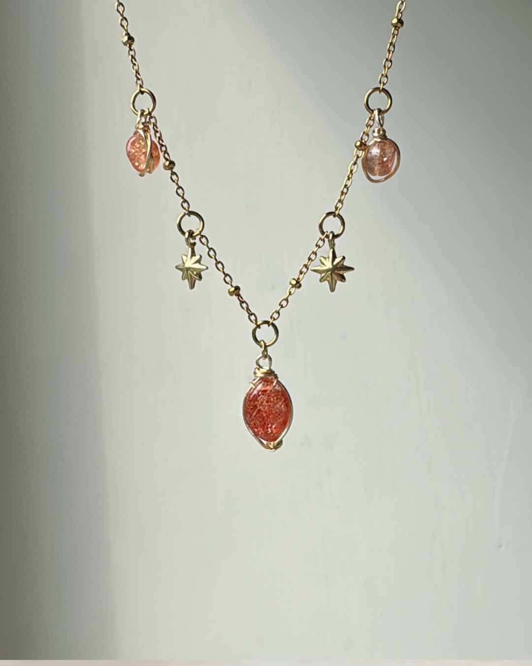 Sunstone 2ways Neckalce