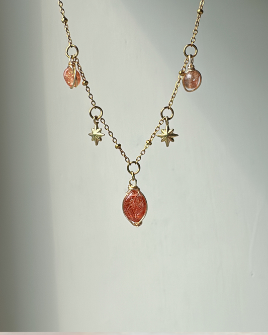Sunstone 2ways Neckalce