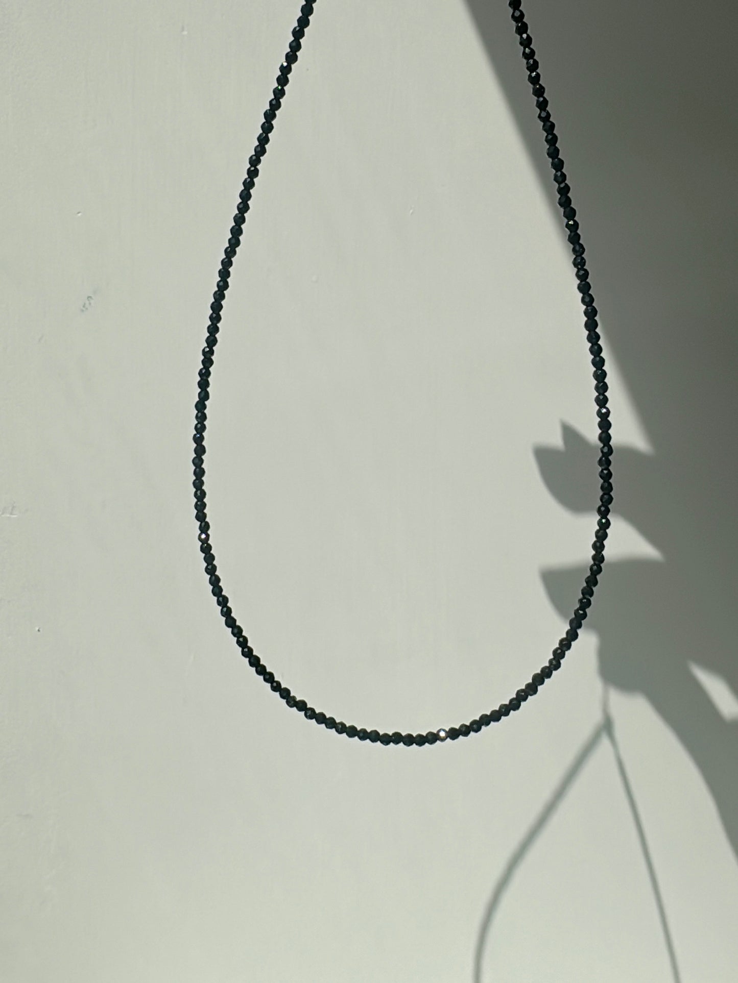 Sparkle Black Spinel Choker