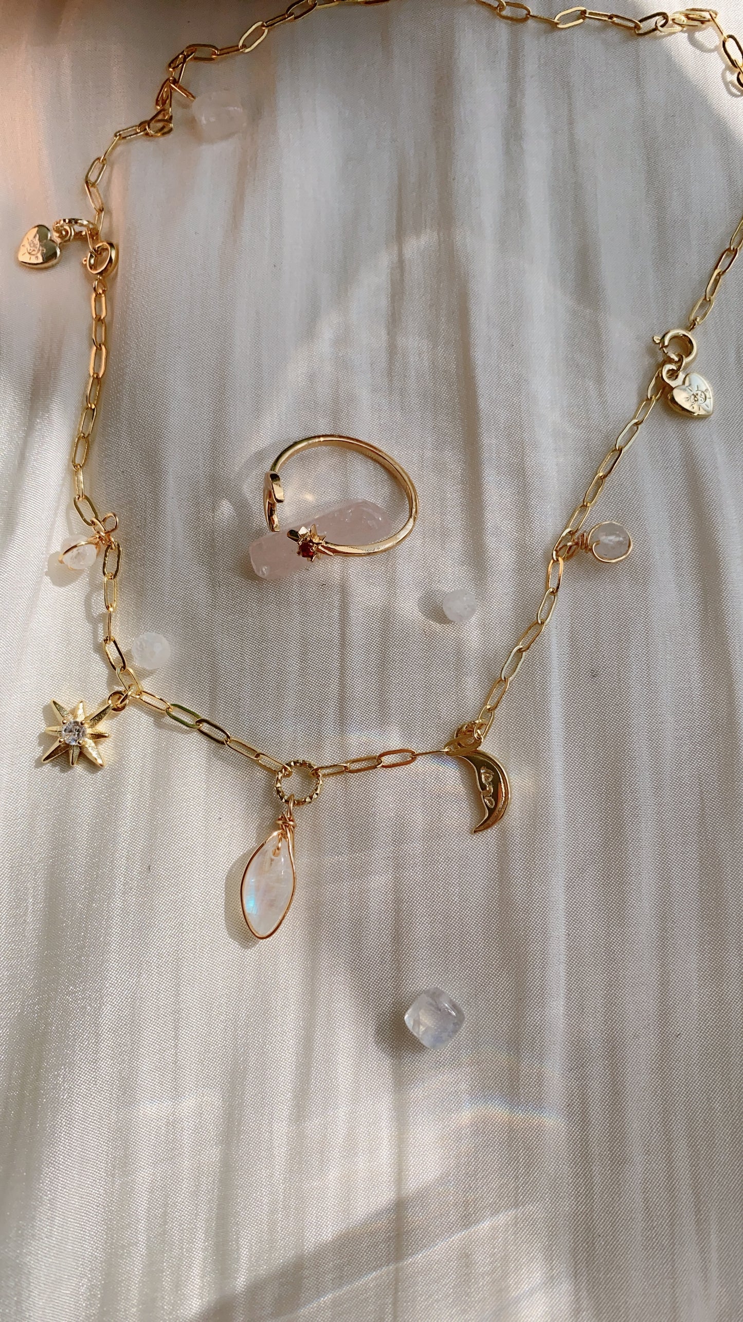 Moonstone 2ways necklace