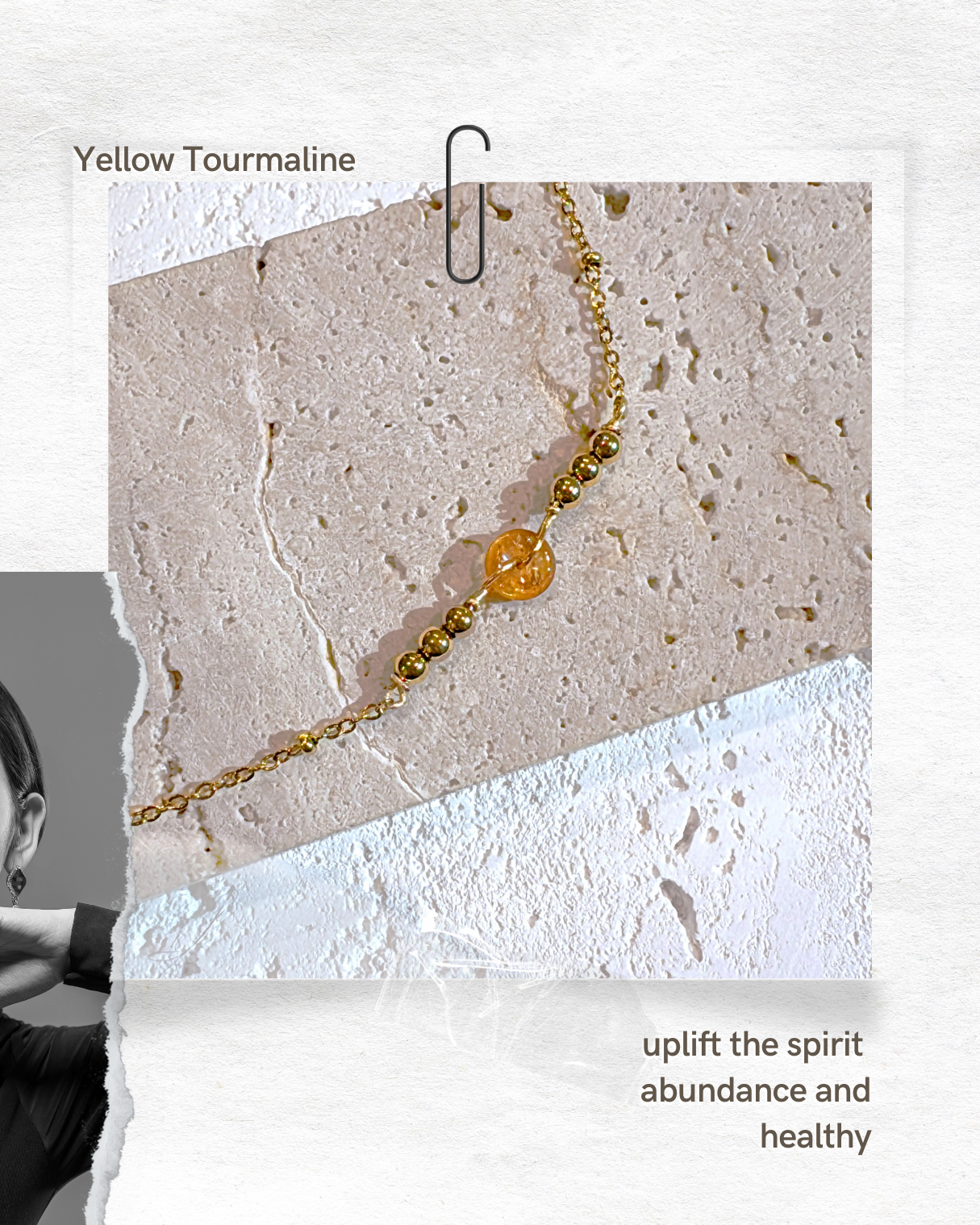 平安扣手鏈| Lucky Doughnut Tourmaline Bracelet