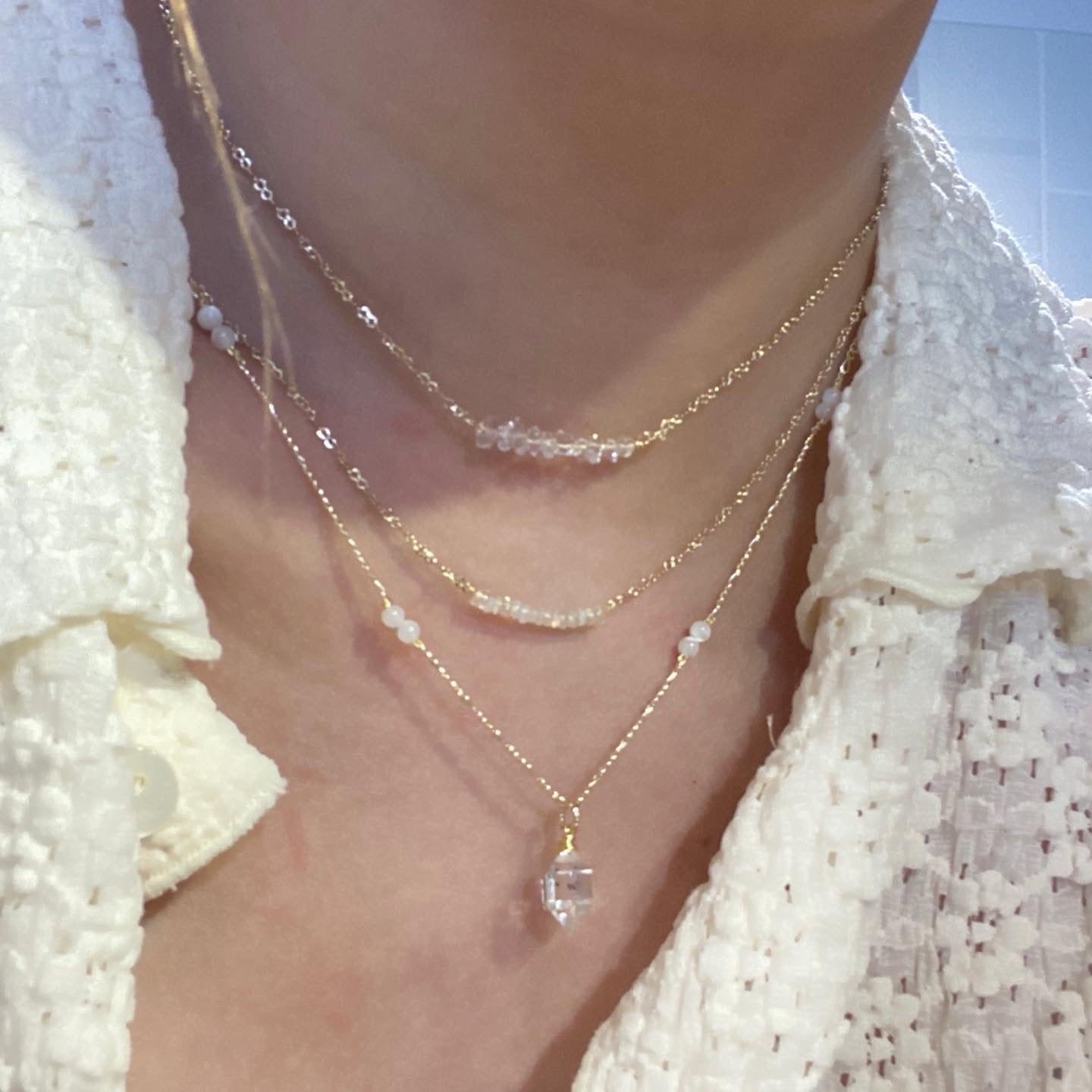Herkimer Collar Necklace