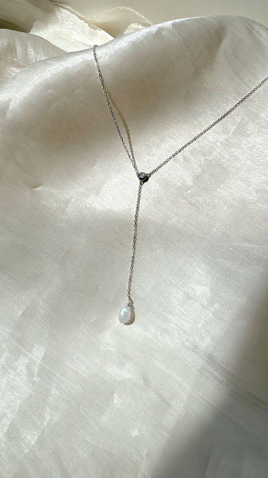 Y-Necklace | Moonstone