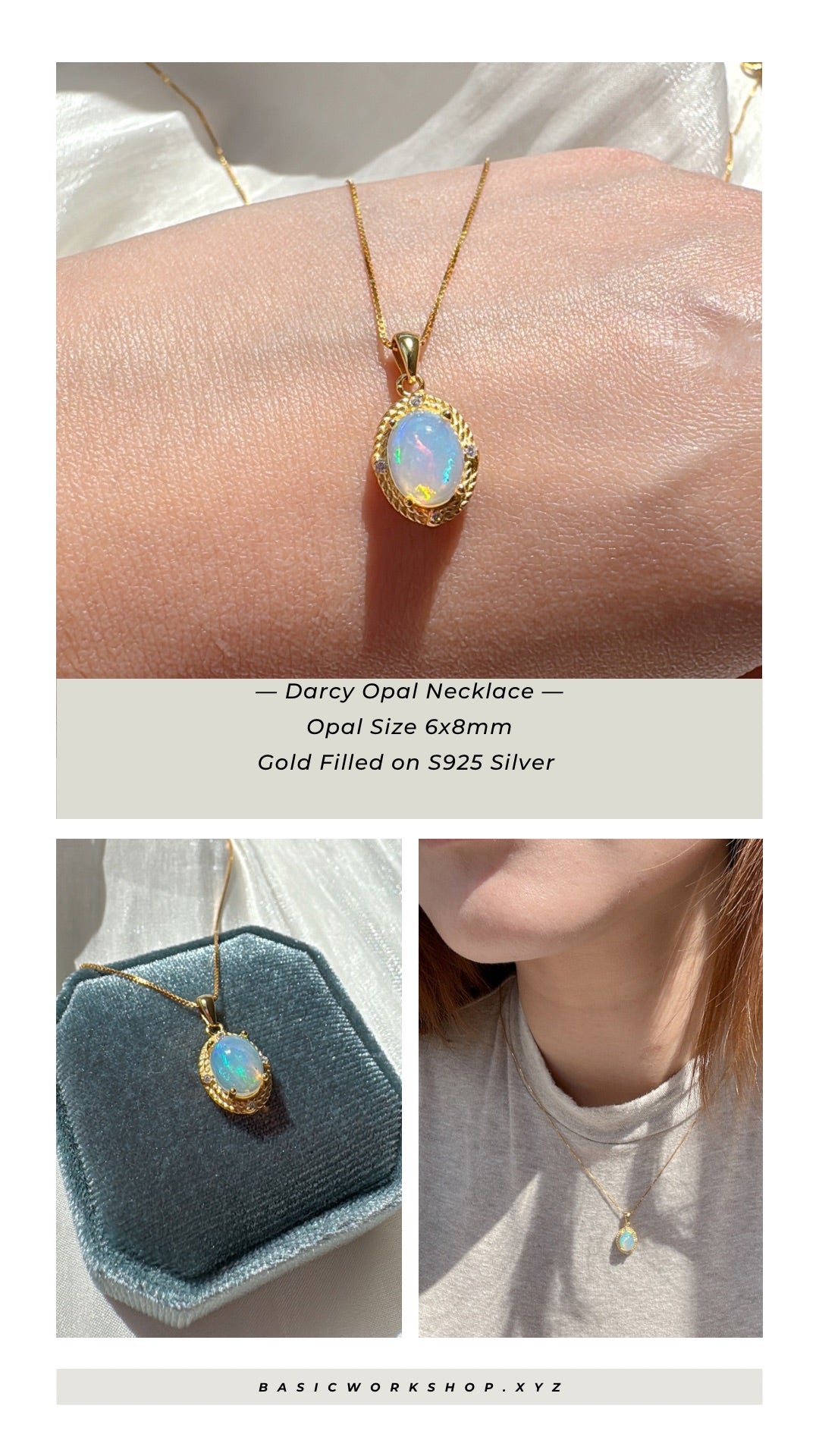 Darcy Opal Necklace