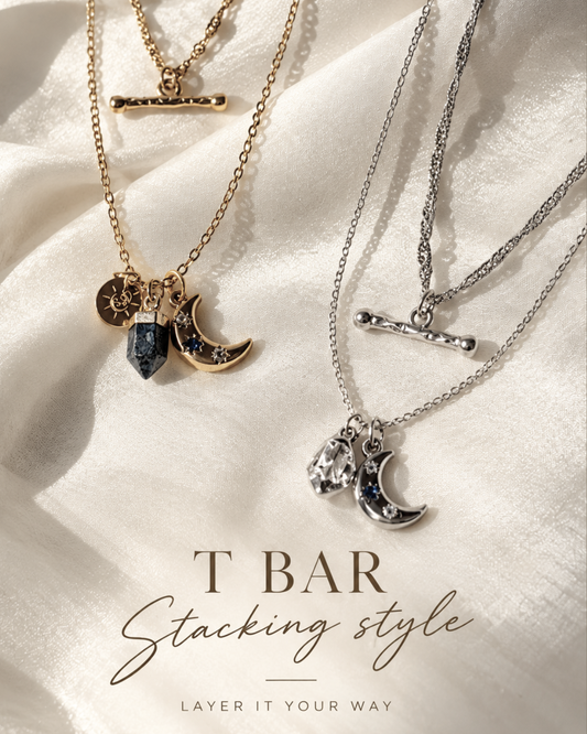 T-Bar Layered Necklace ✦