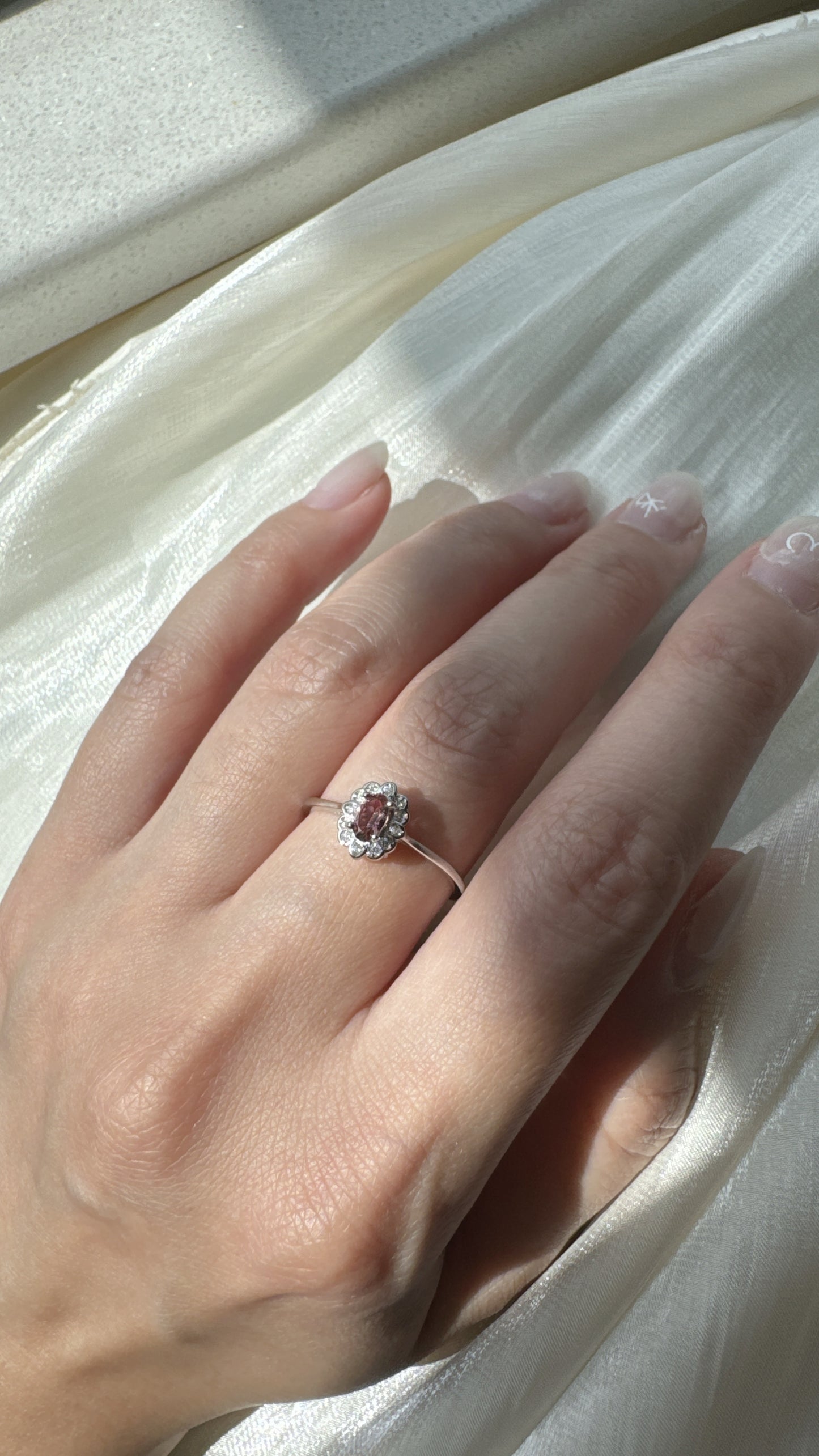 Pink Tourmaline Rings