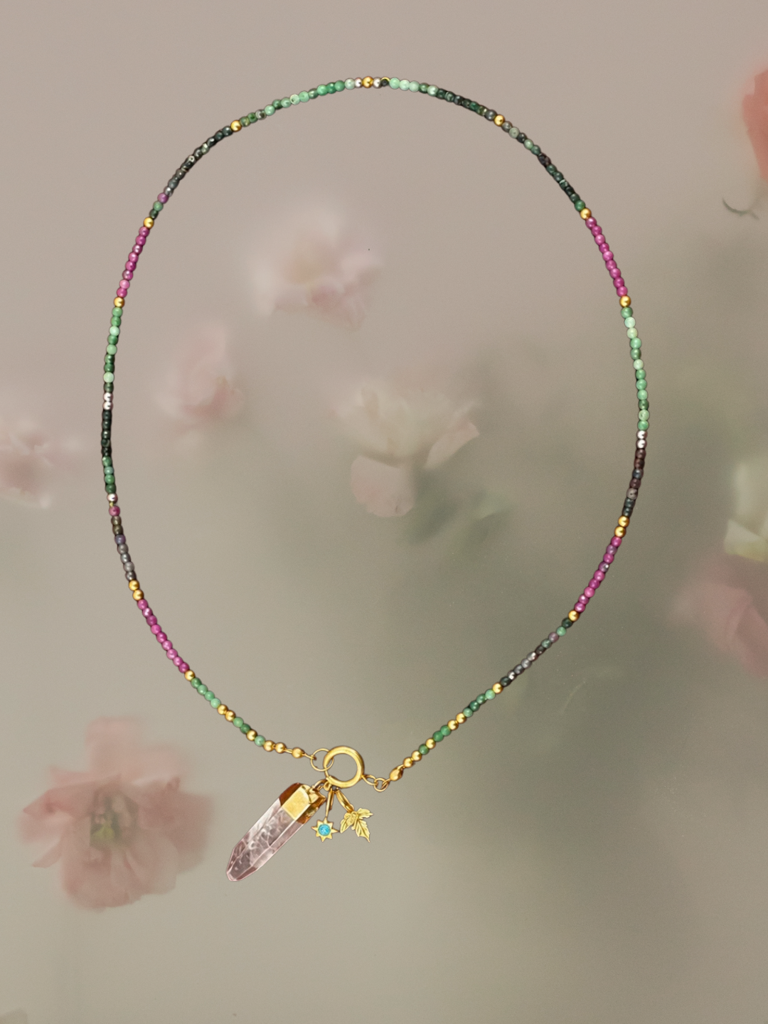 Ruby Zoisite Necklace