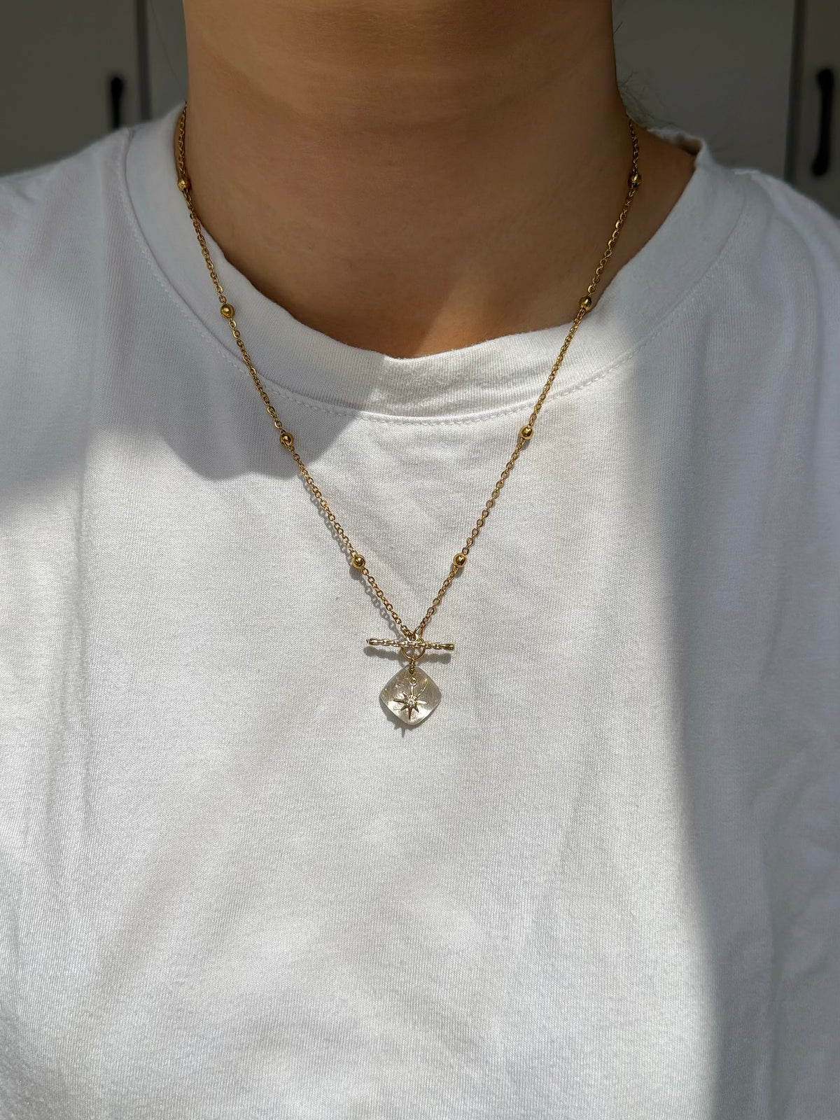 Golden Rutilated Quartz × T-Bar