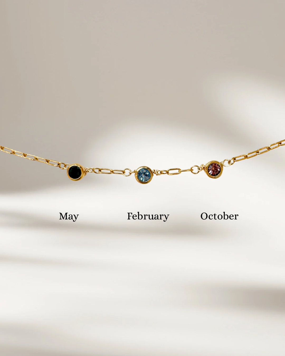 Personal Birthstone | Waterproof CZ Jewelry