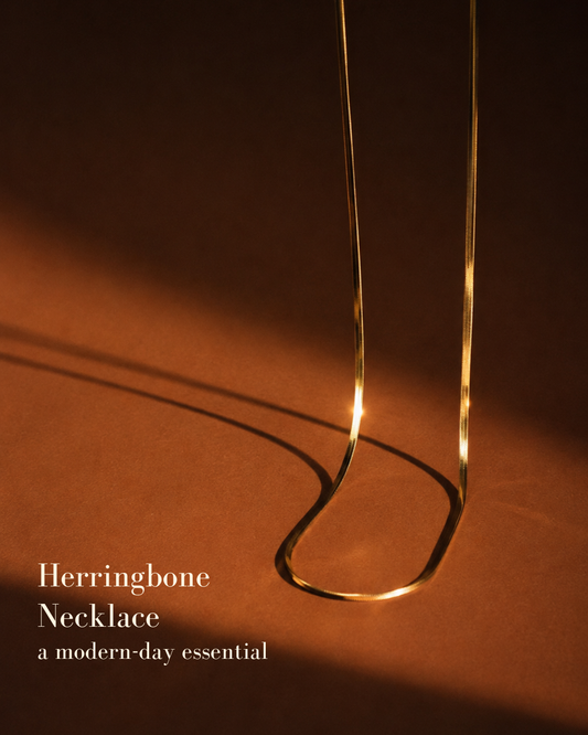 Classic Herringbone Necklace (S925)