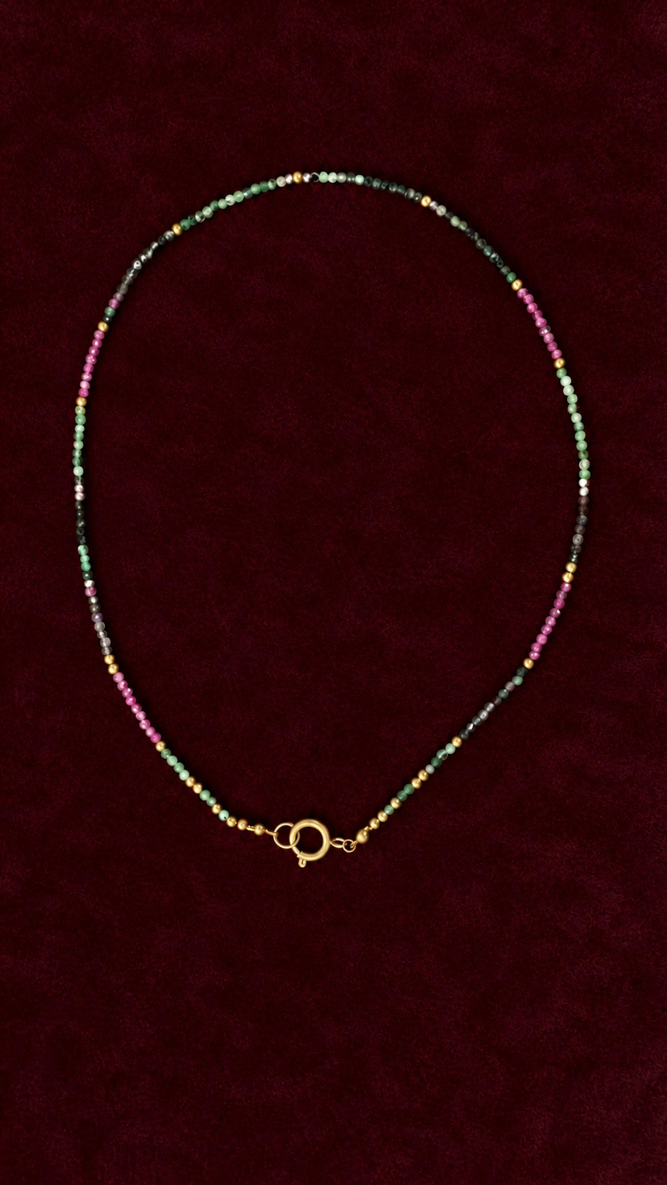 Ruby Zoisite Necklace