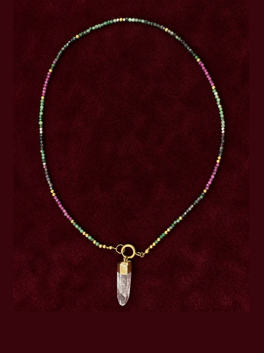 Ruby Zoisite Necklace