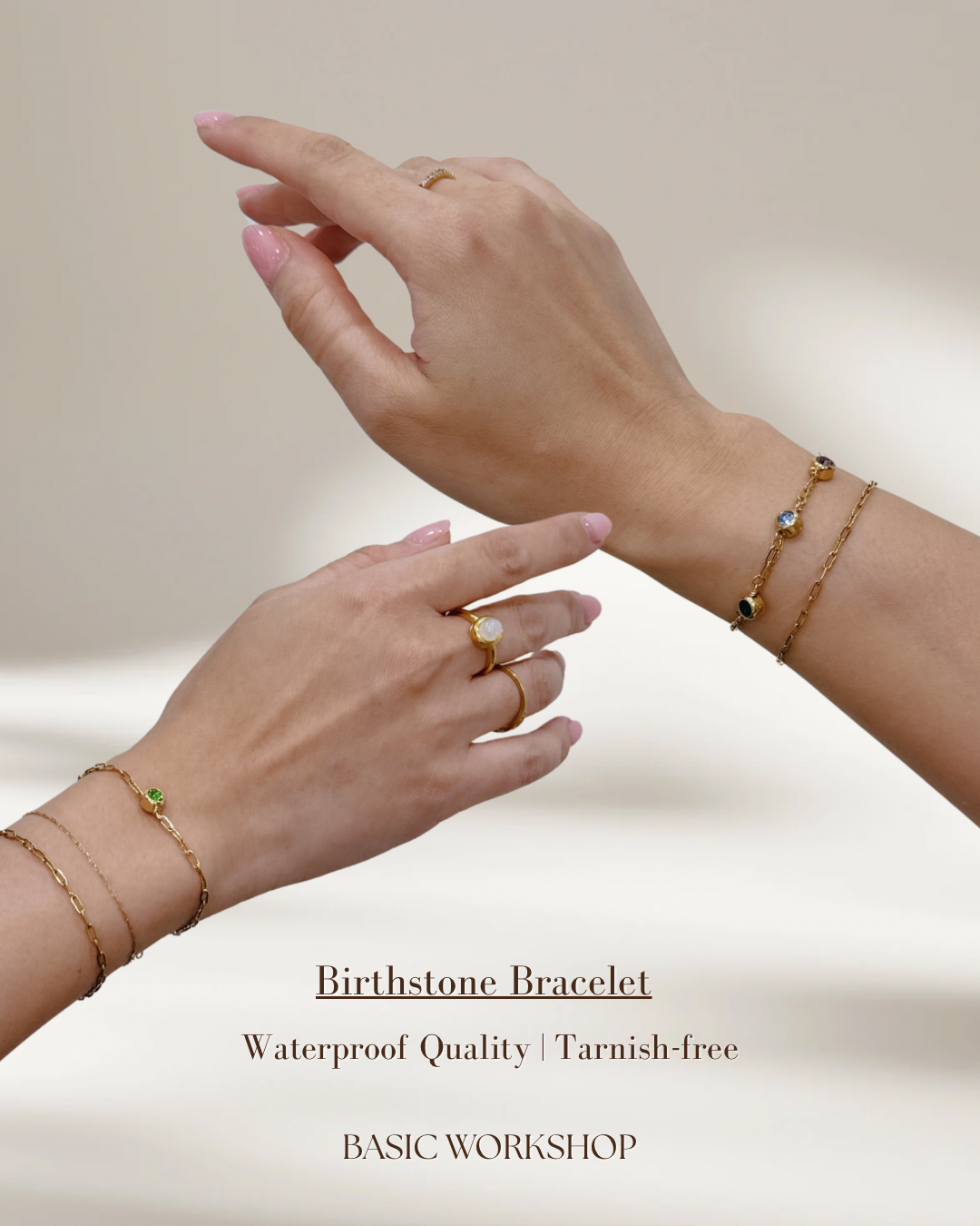 Personal Birthstone | Waterproof CZ Jewelry