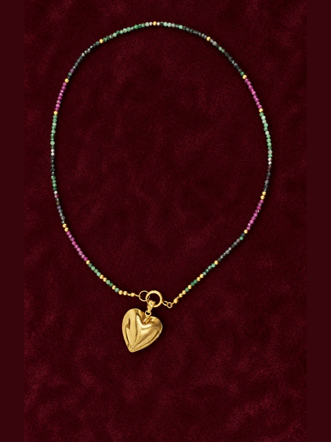 Ruby Zoisite Necklace