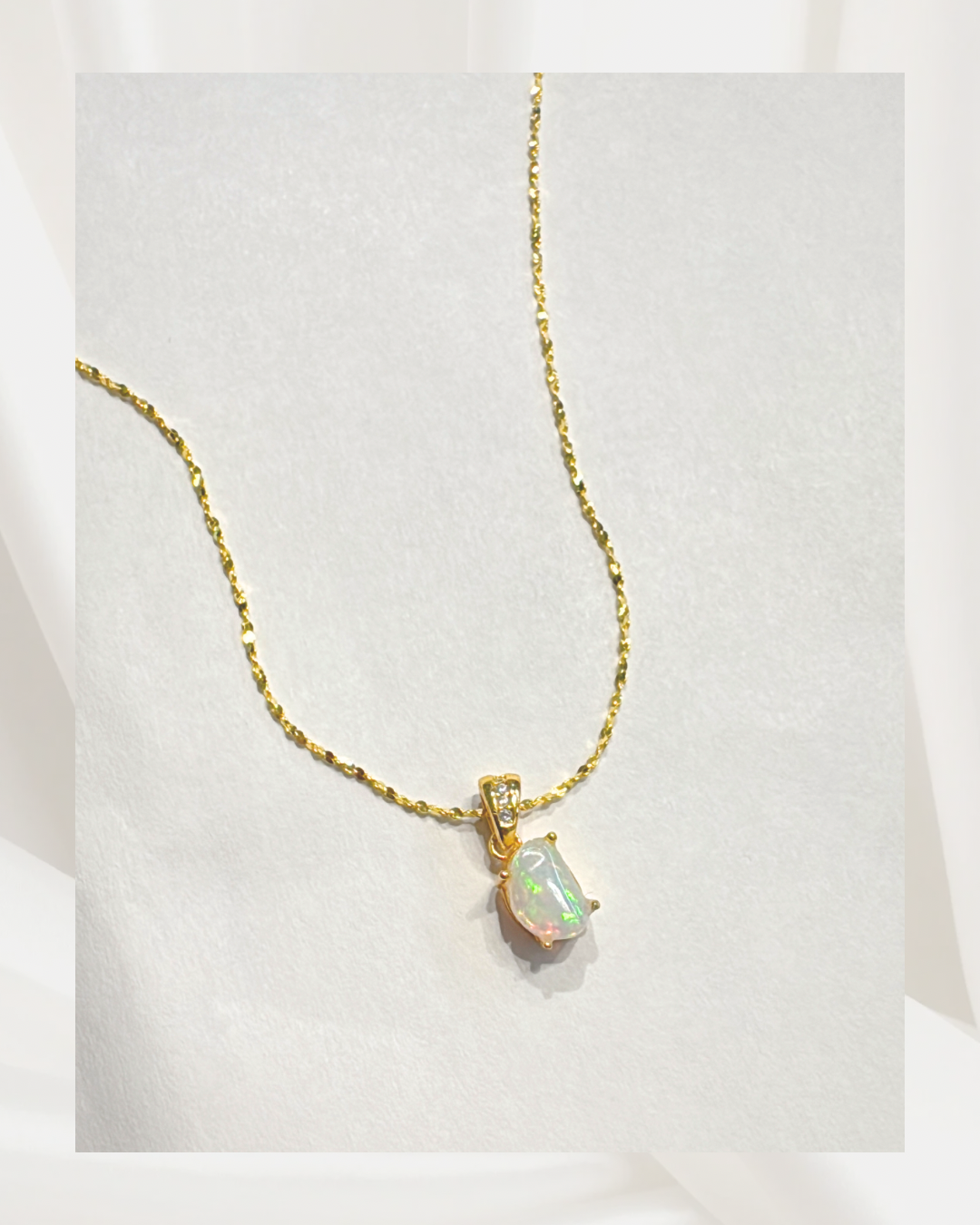 Natural Form Opal Necklace