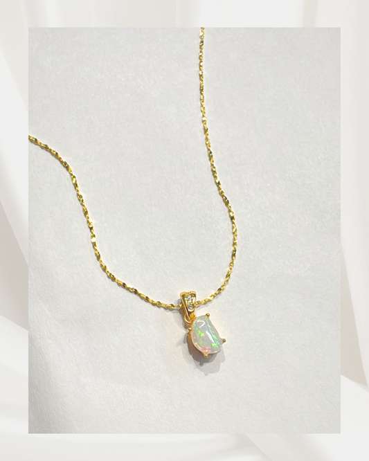 Natural Form Opal Necklace