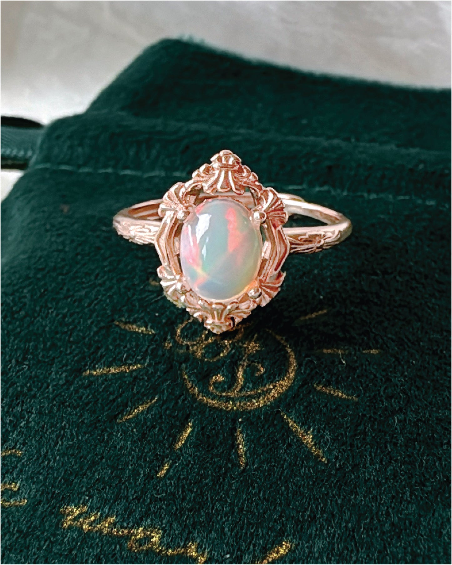Adeline Opal Rings