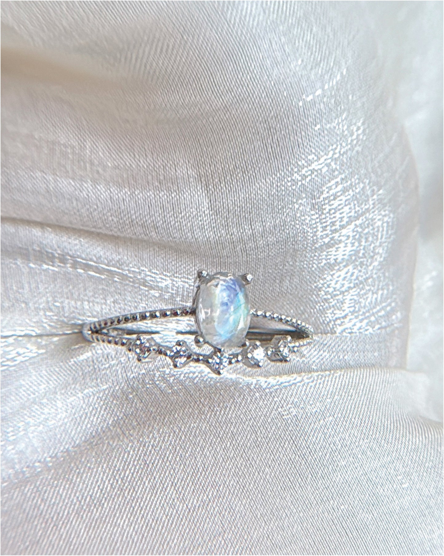 Astral Rings | Moonstone | Opal