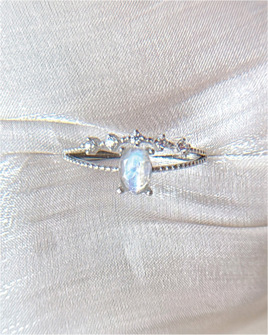Astral Rings | Moonstone | Opal