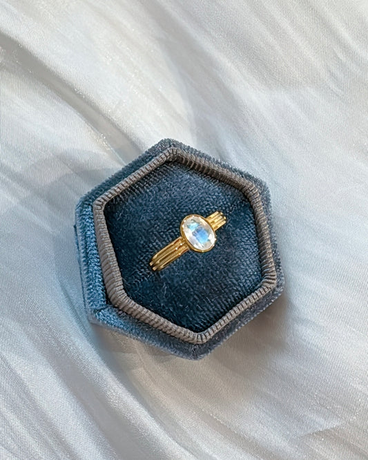 Moonstone Boldly Ring