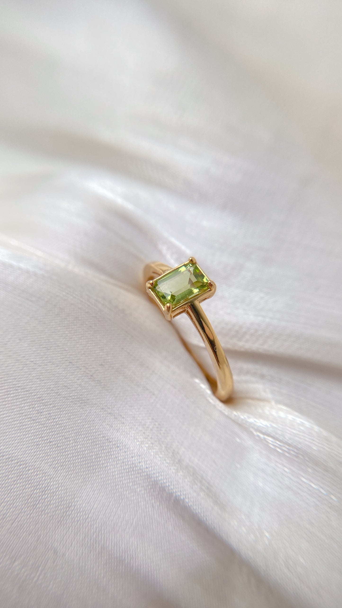 Classic Shape Gemstone Rings