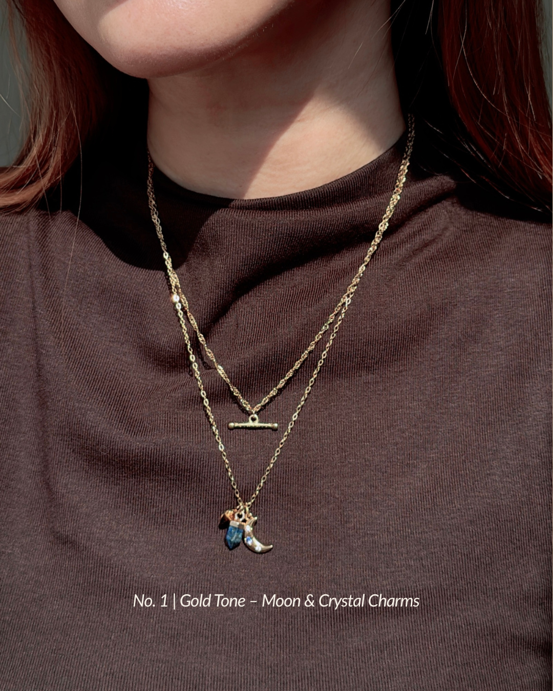 T-Bar Layered Necklace ✦