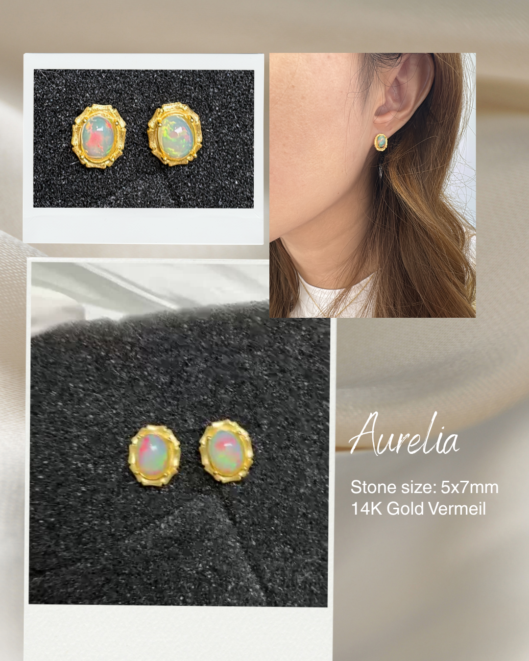 Opal Earrings