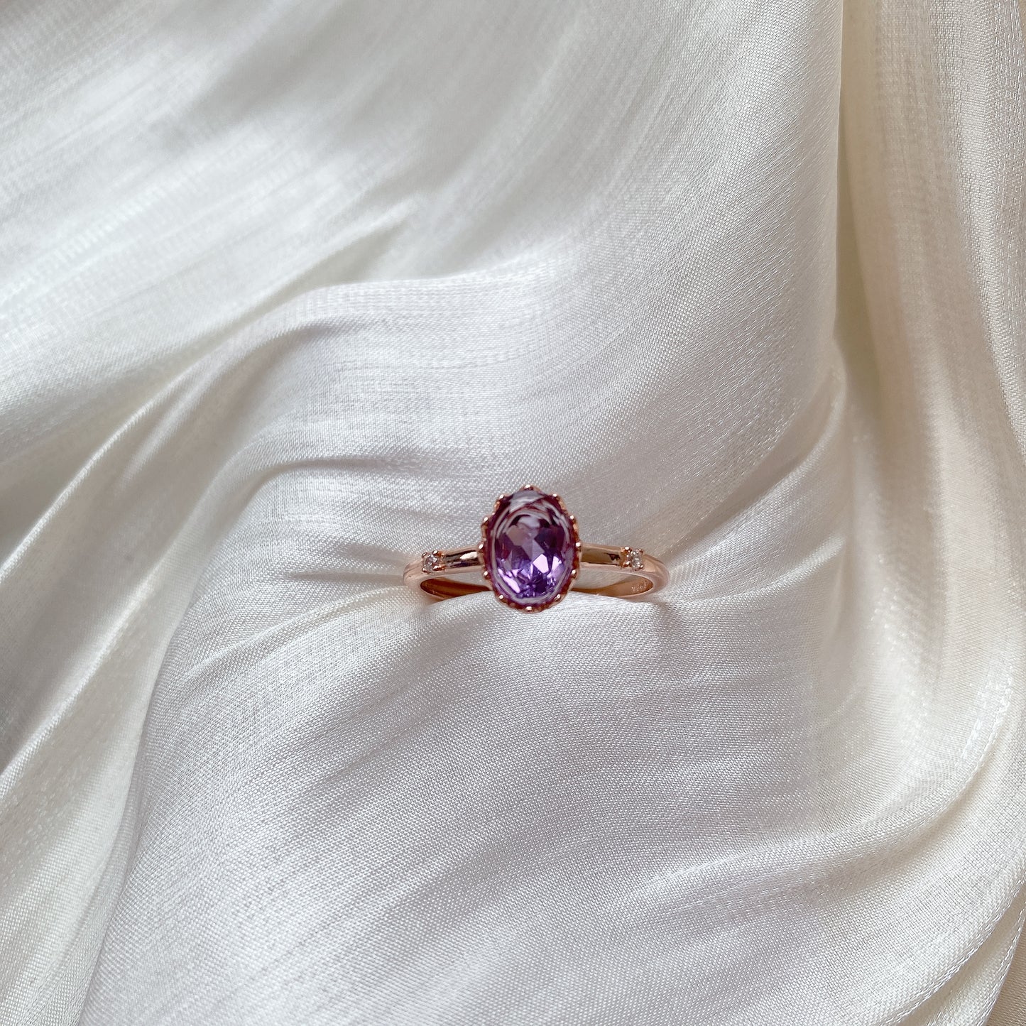 Ornate Elegance - Amethyst Rings and Necklaces