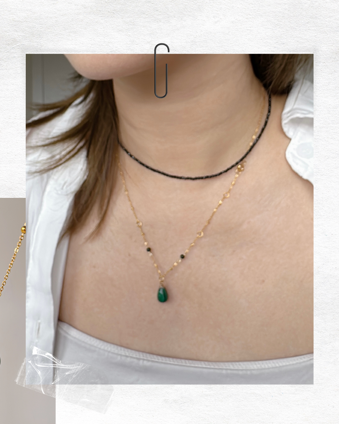 Malachite 2ways Necklace