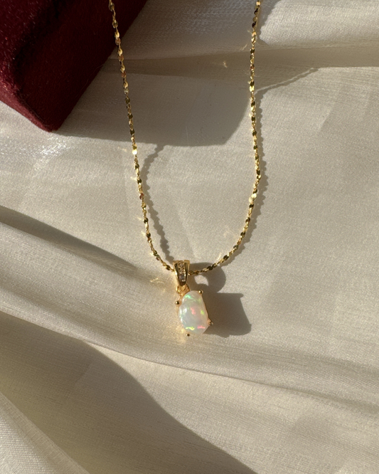 Free-Form Opal Necklace